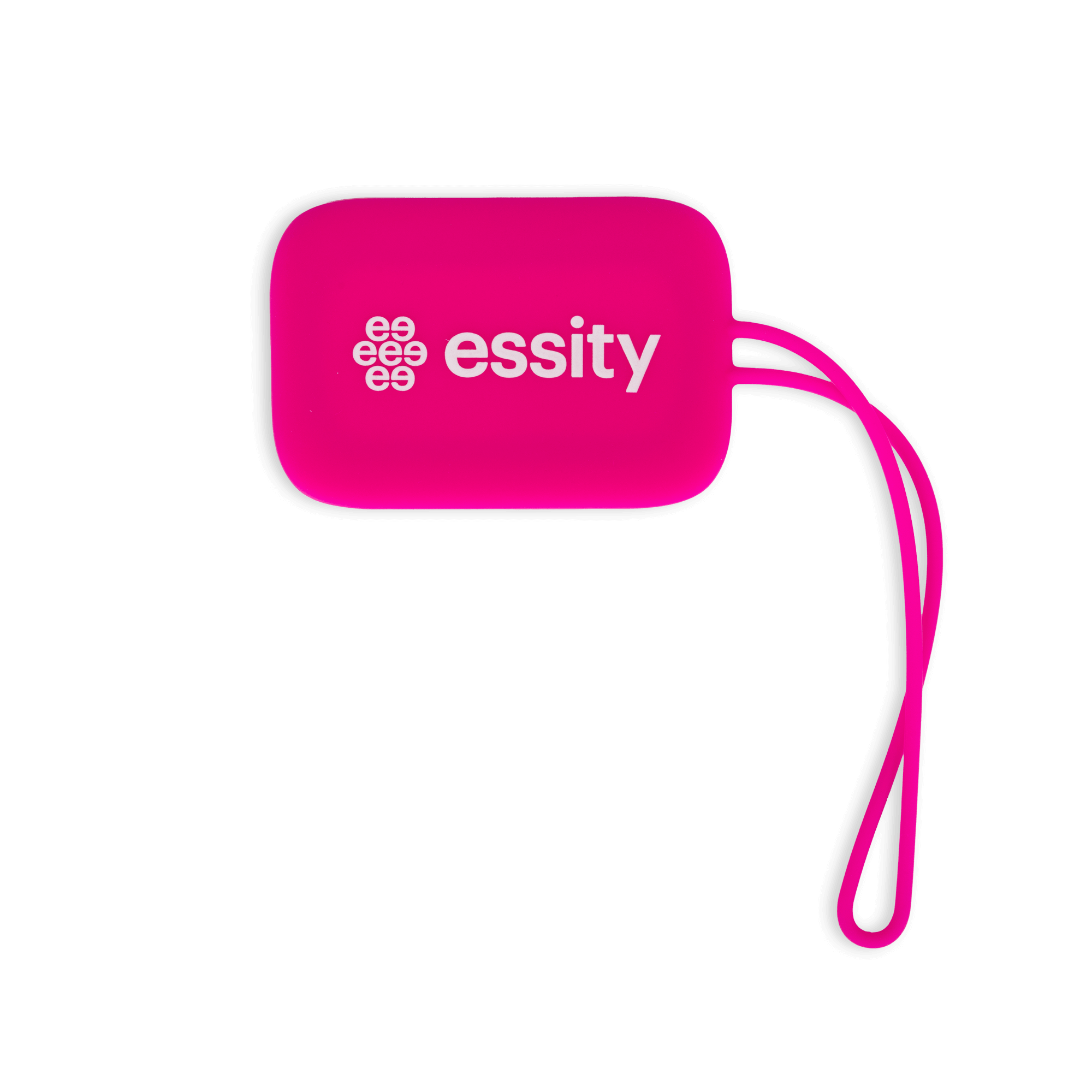 essity luggage tag in pink